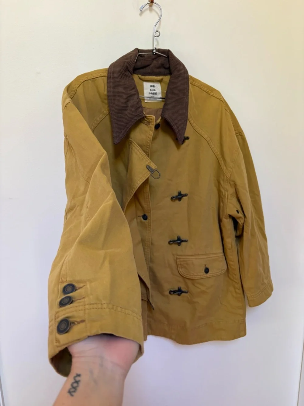 NWOT Free People We The Free Denim Barn Coat Size Medium - Picture 9 of 15